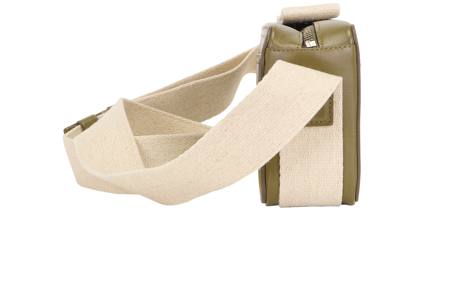 Le Cuerda Horizontal, &pound;175, Handbags, Green, Leather, Side view
